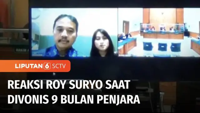 Mantan Menteri Pemuda dan Olahraga, Roy Suryo, divonis 9 bulan penjara oleh Majelis Hakim di Pengadilan Negeri Jakarta Barat, Rabu (28/12) sore.