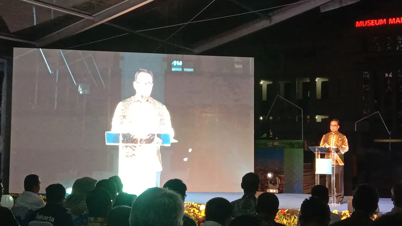 Menteri Perhubungan (Menhub) Budi Karya Sumadi dalam acara Groundbreaking Contract Package 202 MRT Jakarta Fase 2A di Kota Tua, Jakarta, Sabtu (10/9/2022).
