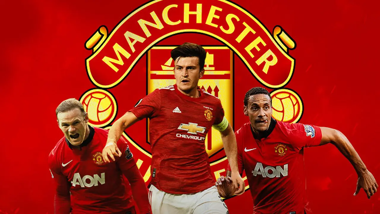 Manchester United - Wayne Rooney, Harry Maguire, Rio Ferdinand