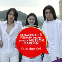 Intip penampilan 5 pemeran utama Meteor Garden dulu dan kini. (Via: F4 Forever/ Digital Imaging: Nurman Abdul Hakim)