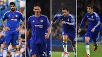 Diego Costa, Nemanja Matic, Eden Hazard, Oscar (101 great Goals/Liputan6.com)