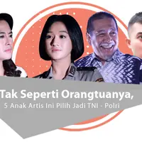 Tak Seperti Orangtuanya, 5 Anak Artis Ini Pilih Jadi TNI - Polri. (Foto: Deki Prayoga, Nurwahyunan dan Instagram/zrdewa, Desain: Nurman Abdul Hakim/Bintang.com)