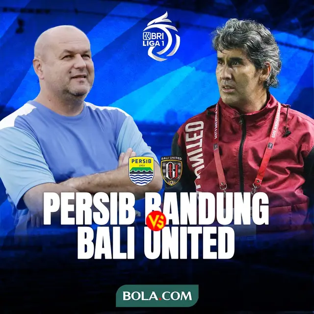 BRI Liga 1 - Duel Pelatih - Persib Bandung Vs Bali United