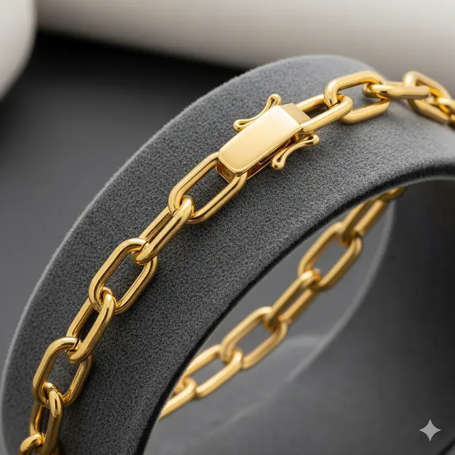 Model Gelang Emas 23 Karat 15 Gram dengan Motif Klasik