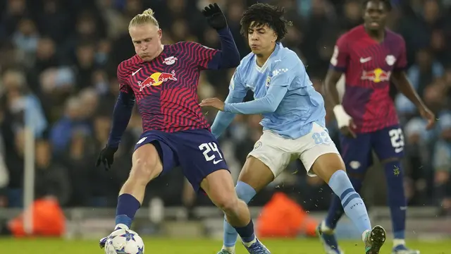 Hasil Liga Champions Manchester City and RB Leipzig
