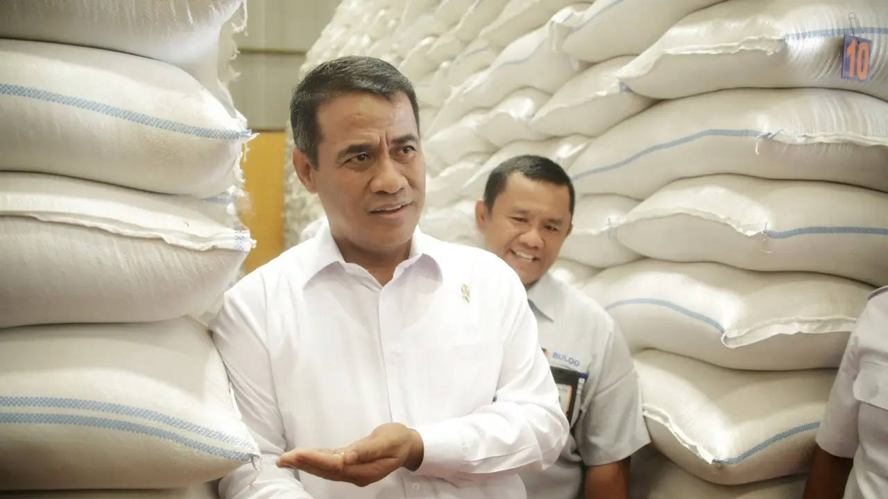 Stok Beras Capai 5,3 Juta Ton, Amran Minta Pedagang Jangan Mainkan Harga
