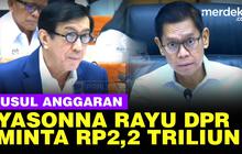 VIDEO: MenkumHAM Yasonna Rayu DPR, Minta Rp2,2 T untuk Perbaikan