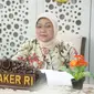 Menaker Ida pada acara Webinar Nasional Program Promotif dan Preventif yang diselenggarakan BPJS Ketenagakerjaan.