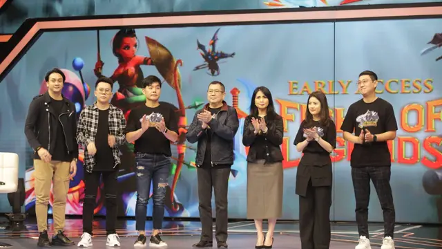 Dimas Andrean di acara peluncuran gim terbaru Fight of Legends