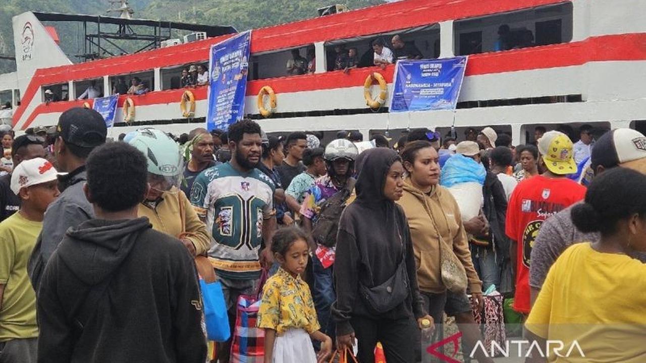 Arus Nataru Pelabuhan Jayapura Melonjak 28 Persen, Mudik Gratis Jadi Pemicu Utama