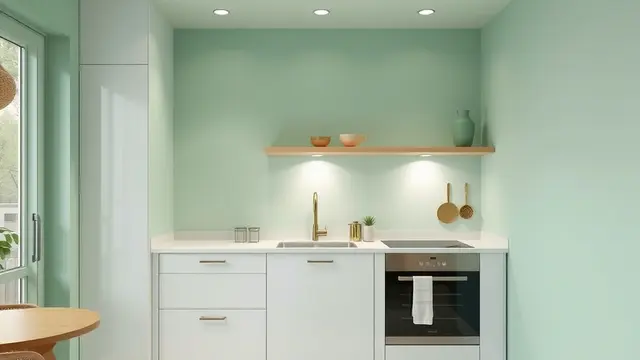 kombinasi warna cat dapur