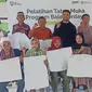 Para pelaku UMKM usai Penyusunan Bisnis Kanvas Model UMKM Kecamatan Ropang, Kabupaten Sumbawa. (Istimewa)