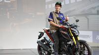 Valentino Rossi saat berada di Bali (Defri Saefullah/Liputan6.com)