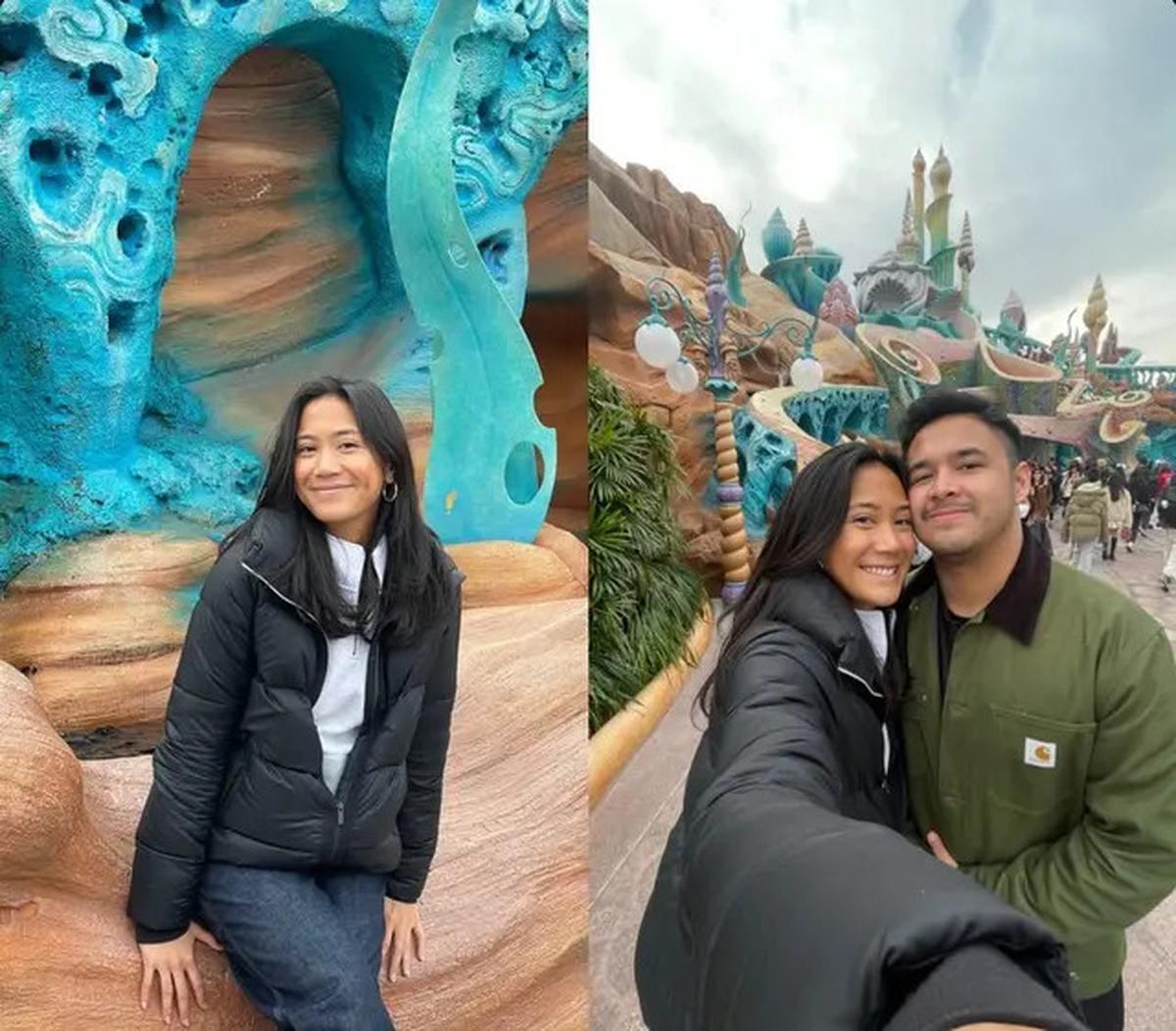 8 Potret Nadhif Basalamah Lamar Taska Amani Berlatar Gunung Fuji, Romantis