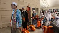 Jemaah asal Embarkasi Banjarmasin 19 (BDJ-19) menjadi yang terakhir pulang ke Indonesia, pada 15 september 2019. Darmawan/MCH