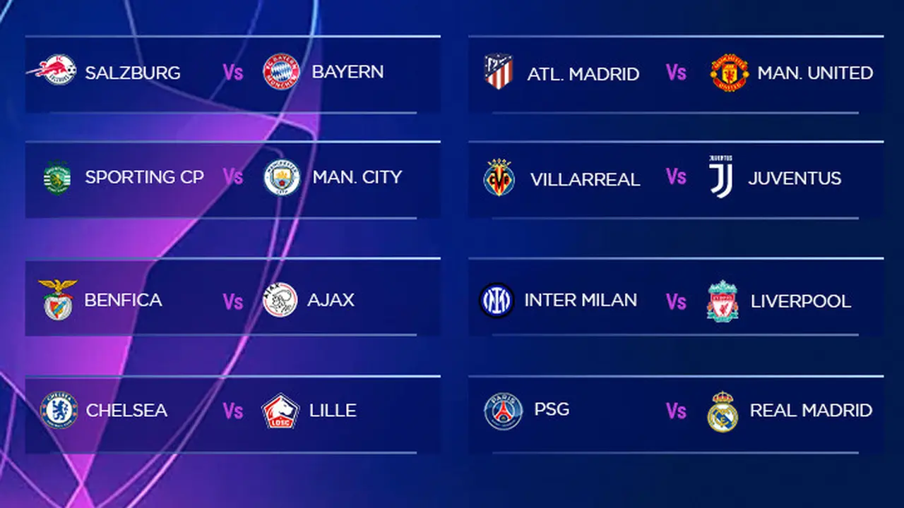 UEFA - Champions League 16 Besar_Drawing Ulang