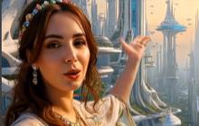 Penampakan Kota Atlantis Jelang Kehancurannya 11600 Tahun lalu Versi AI, Lebih Canggih dari Zaman Sekarang