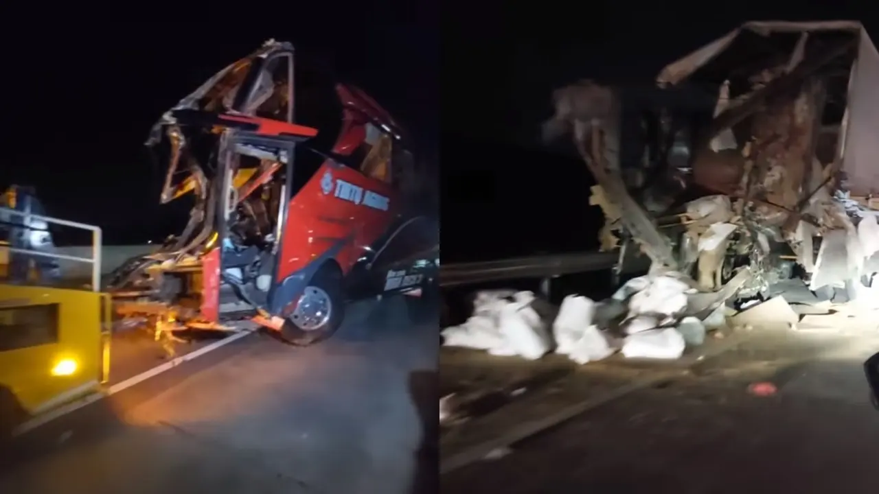 Kecelakaan Tol Pandaan Malang