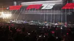 Acara peluncuran tim Formula 1 yang bertajuk 'F1 75' di O2 Arena, London, Selasa (18/02/2025). (AP Photo/Kin Cheung)