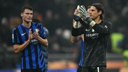 Menjamu Napoli pada pekan ke-12 Serie A 2024/2025, Inter Milan hanya bisa meraih hasil imbang 1-1. (Gabriel BOUYS/AFP)