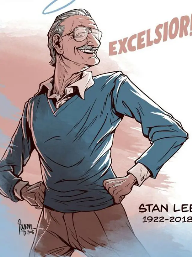 Haru, 7 Ilustrasi Karya Warganet Lepas Kepergian Stan Lee untuk Selamanya
