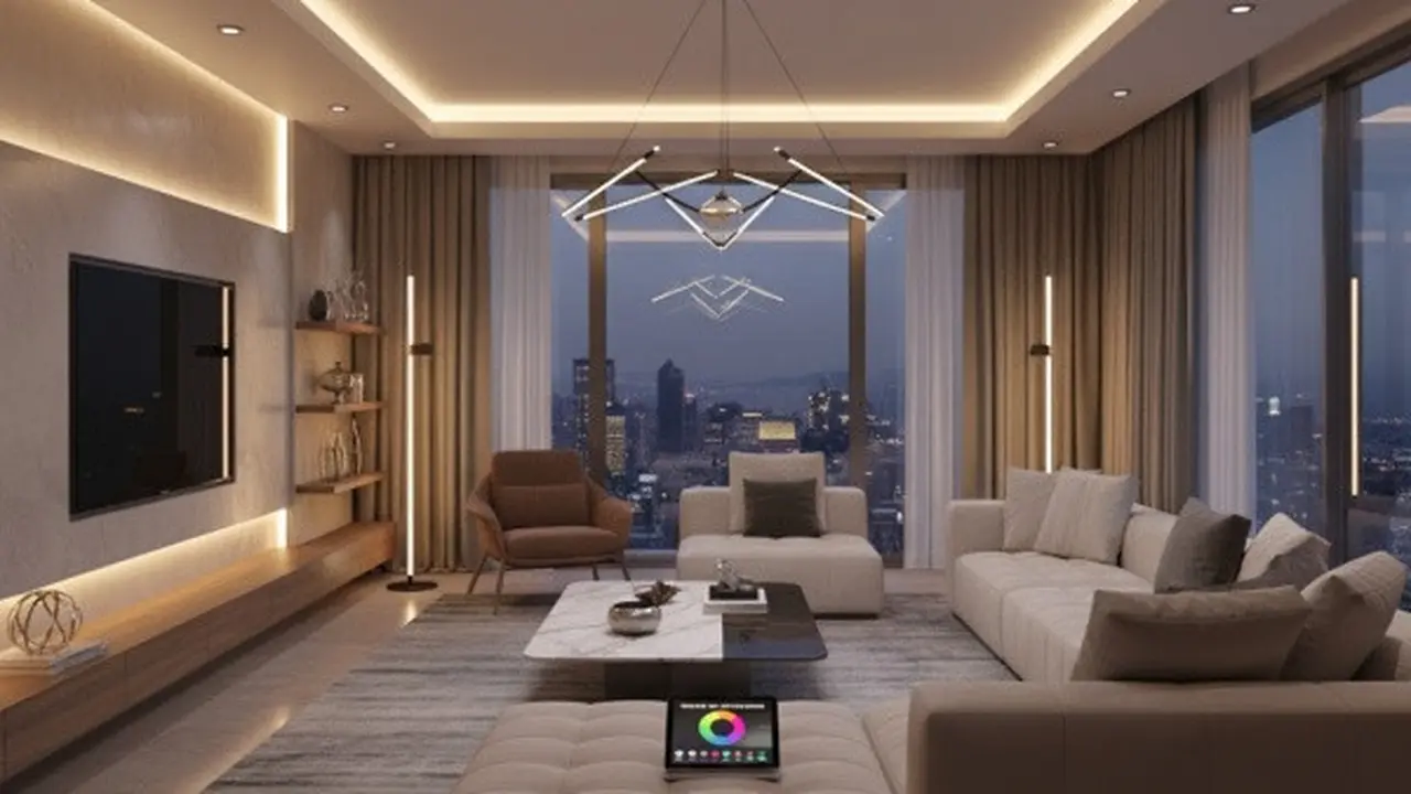 desain ruang tamu rumah (Sumber Gambar: Gemini AI)
