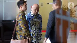 Ilham Akbar Habibie yang juga mantan calon Wakil Gubernur Jawa Barat pada Pilkada 2024 lalu hadir memenuhi panggilan penyidik KPK untuk menjalani pemeriksaan pada Rabu (3/9/2025). (Liputan6.com/Helmi Fithriansyah)