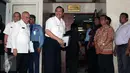Menkopolhukam Luhut Panjaitan menghadiri sidang etik MKD di gedung Parlemen, Senayan, Jakarta, Senin (14/12/2015). Luhut memastikan tidak mengetahui pertemuan  PT Freeport dengan Setya Novanto dan pengusaha Riza Chalid. (Liputan6.com/Johan Tallo)
