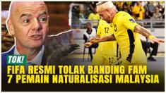 Resmi! FIFA Tolak Banding FAM soal Kasus Pemalsuan Dokumen 7 Pemain Naturalisasi Malaysia
