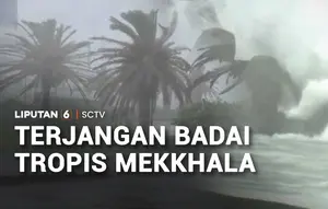 Badai Tropis Mekkhala Terjang Jepang dan Taiwan, Banjir Tak Terhindarkan