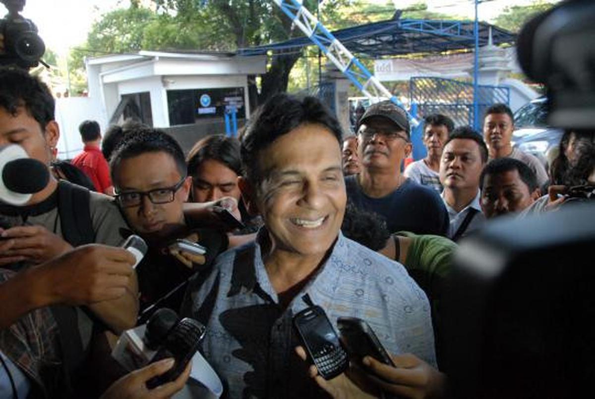 Mark Sungkar datangi kantor BNN untuk tengok anaknya