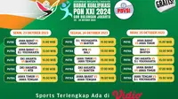 Jadwal dan Live Streaming Bola Voli Kualifikasi PON XXI di Vidio