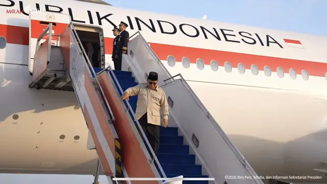 Presiden RI Prabowo Subianto tiba kembali di Tanah Air usai kunjungan luar negeri ke Inggris, Swiss hingga Prancis.