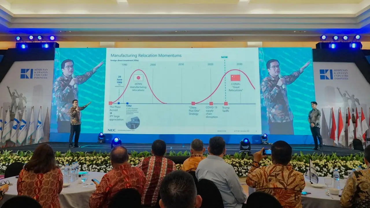 NEC Indonesia memperkenalkan Integrated Command Control Centre (ICCC) untuk kawasan industri.