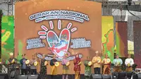 Harvesting Nasional Bangga Buatan Indonesia dan Bangga Berwisata di Indonesia (Gernas BBI-BBWI) di Pekanbaru, Provinsi Riau, pada 29 Juli 2023 di halaman Kantor Gubernur Provinsi Riau. (Dok. Diskominfo Riau)