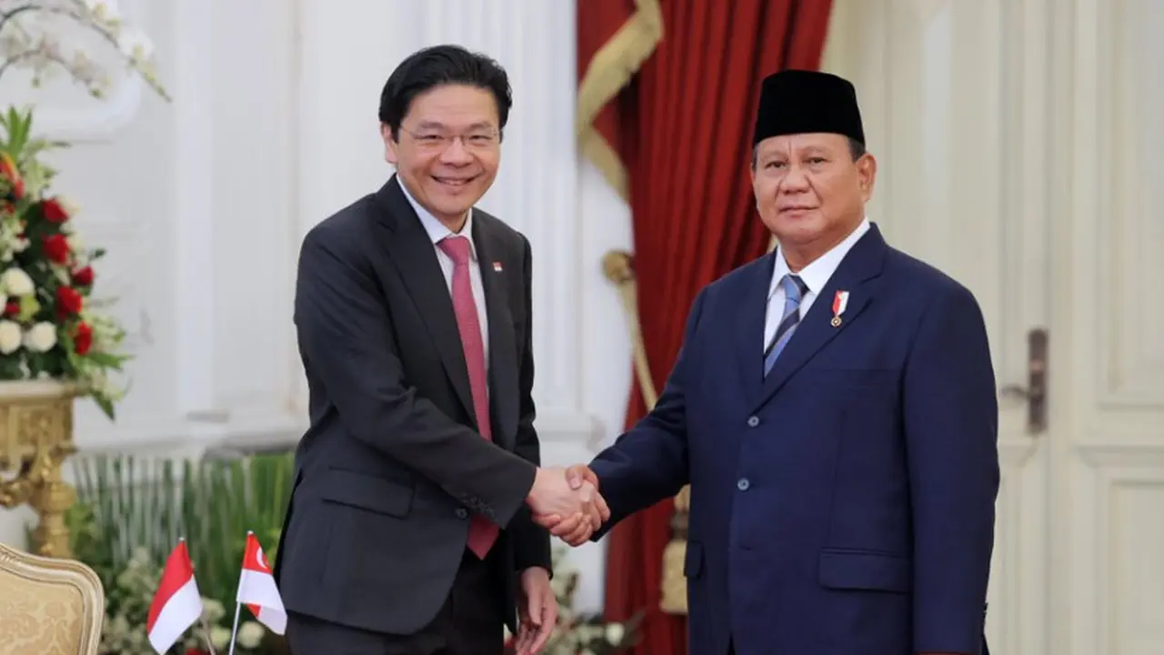 Perdana Menteri Singapura Lawrence Wong datang ke Jakarta untuk menghadiri pelantikan Presiden Prabowo Subianto (Dok. X/@@LawrenceWongST).