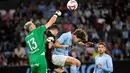 Bermain tandang pada laga pekan ke-14 La Liga 2024/2025, Barcelona ditahan imbang Celta Vigo dengan skor 2-2. (MIGUEL RIOPA/AFP