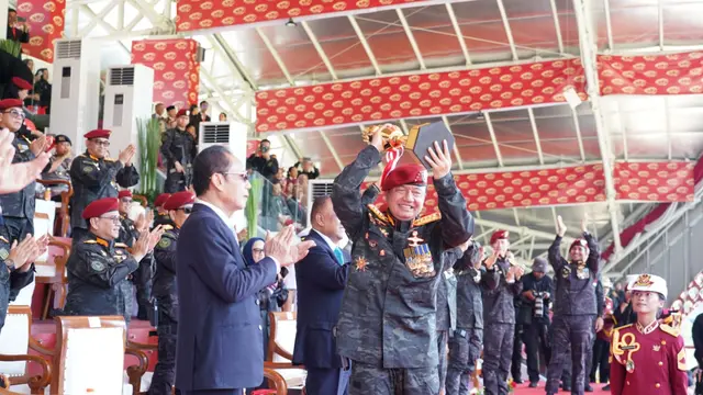 Badan Intelijen Negara (BIN) menggelar peresmian modernisasi Pusat Pendidikan dan Pelatihan BIN yang dirangkai dalam upacara pengambilan sumpah Prasetia Perwira Intelijen. (Istimewa)