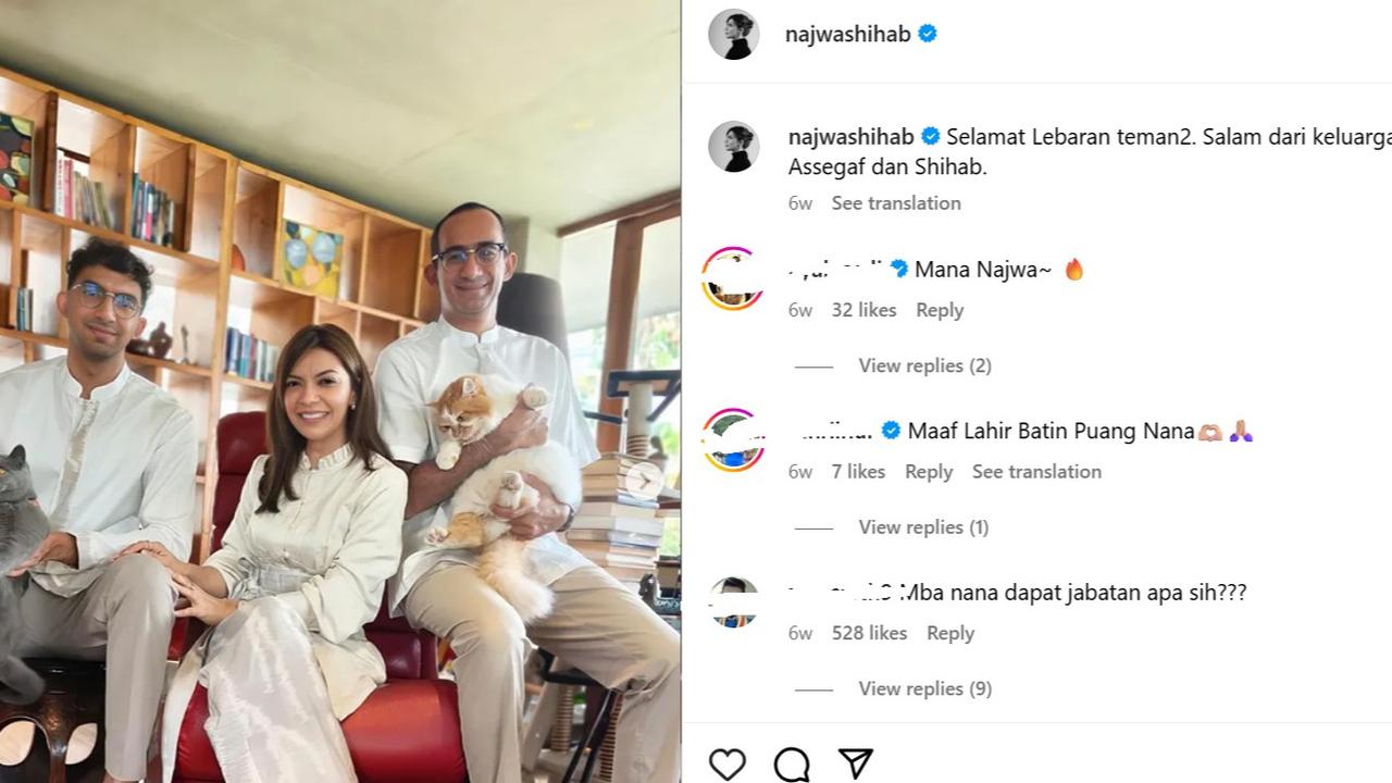 Unggahan Terakhir Najwa Shihab dan Suami, Kompak Kenakan Baju Putih-Putih