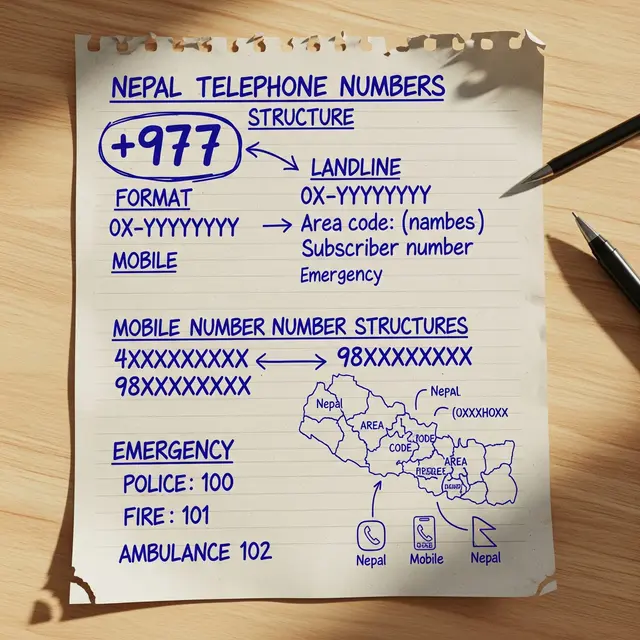 Struktur dan Format Nomor Telepon Nepal (AI Generated)
