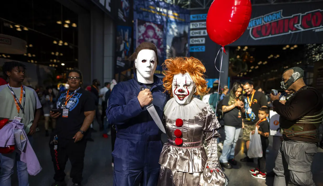 Cosplayer di New York Comic Con 2022  (Foto: Charles Sykes/Invision/AP)