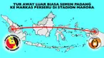 Video perjalanan dan estimasi biaya klub Semen Padang ke markas Perseru Serui di stadion Marora Serui pada laga Torabika Soccer Championship.