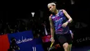 Pebulu tangkis tunggal putri Taiwan, Tai Tzu Ying saat bertanding melawan pebulu tangkis tunggal putri China, Wang Zhi Yi pada babak final Indonesia Open 2022 di Istora Senayan, Jakarta, Minggu (19/06/2022). (Bola.com/Bagaskara Lazuardi)