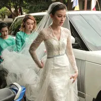 Kimberly Ryder menikah dengan Edward Akbar secara tertutup (Adrian Putra/Bintang.com)