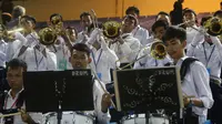 Atraksi Marching Band Pelajar Kamboja Mengiringi Timnas Indonesia U-22 ke Semifinal Piala AFF 2019
