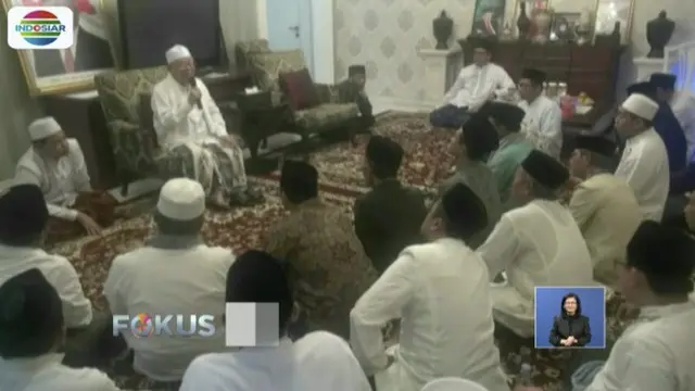 Puluhan ulama Nadhlatul Ulama datangi kediaman Ma’ruf Amin untuk nyatakan dukungan.