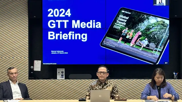 Perusahaan konsultan sumber daya manusia Mercer merilis hasil studi mengenai perkembangan digitalisasi dan AI Generatif terhadap dunia kerja. (Dok Mercer Indonesia)