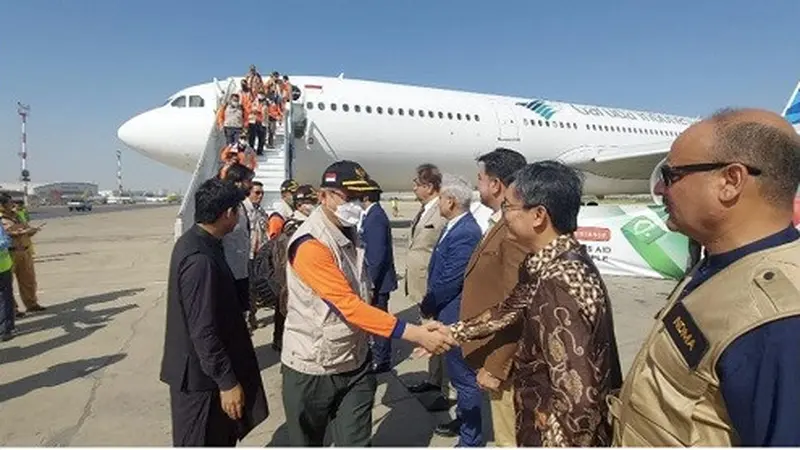 Indonesia telah mengirimkan bantuan kemanusiaan untuk korban bencana Pakistan. (Dok: Kemlu RI)