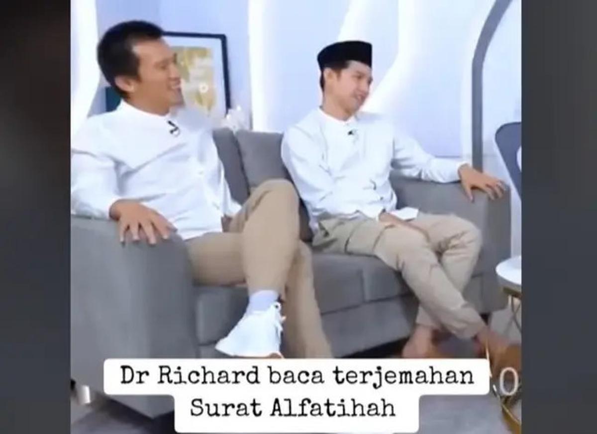 Dikabarkan Mualaf, Beredar Video Lawas Dokter Richard Lee Pakai Baju Koko dan Hapal Terjemahan Surat Al Fatihah