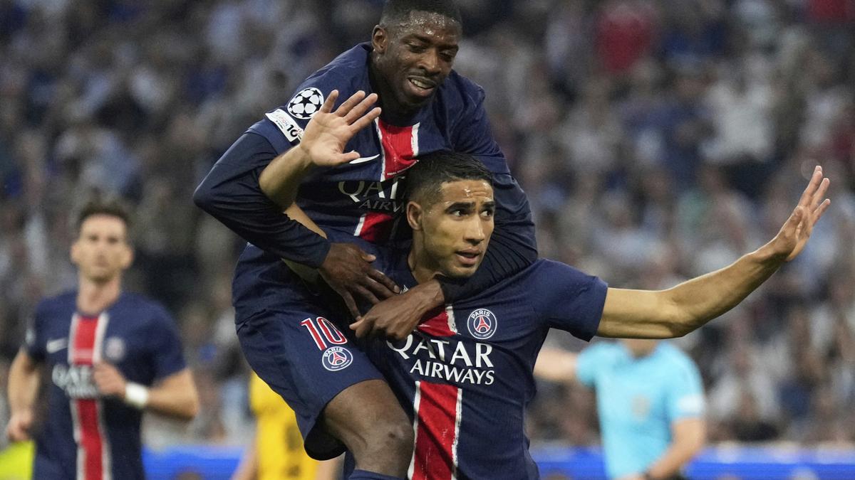 Hasil Pertandingan Babak Pertama PSG vs Inter Milan: Skor 2-0
